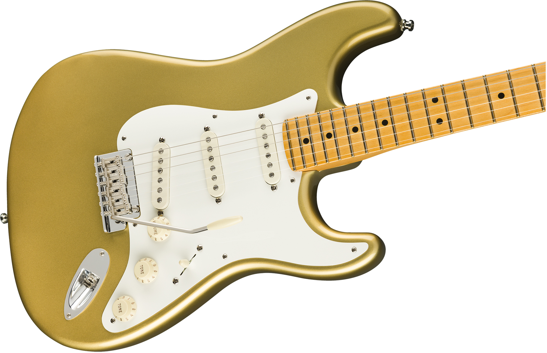 Fender Strat Lincoln Brewster Usa Signature Mn - Aztec Gold - E-Gitarre in Str-Form - Variation 2