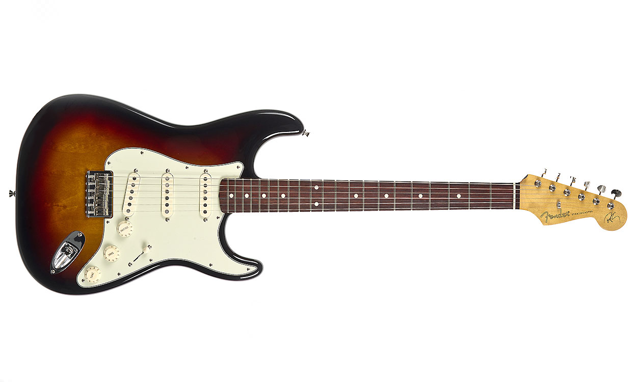 Fender Strat Mexican Artist Robert Cray 3s Rw 3 Color Sunburst - E-Gitarre in Str-Form - Variation 1