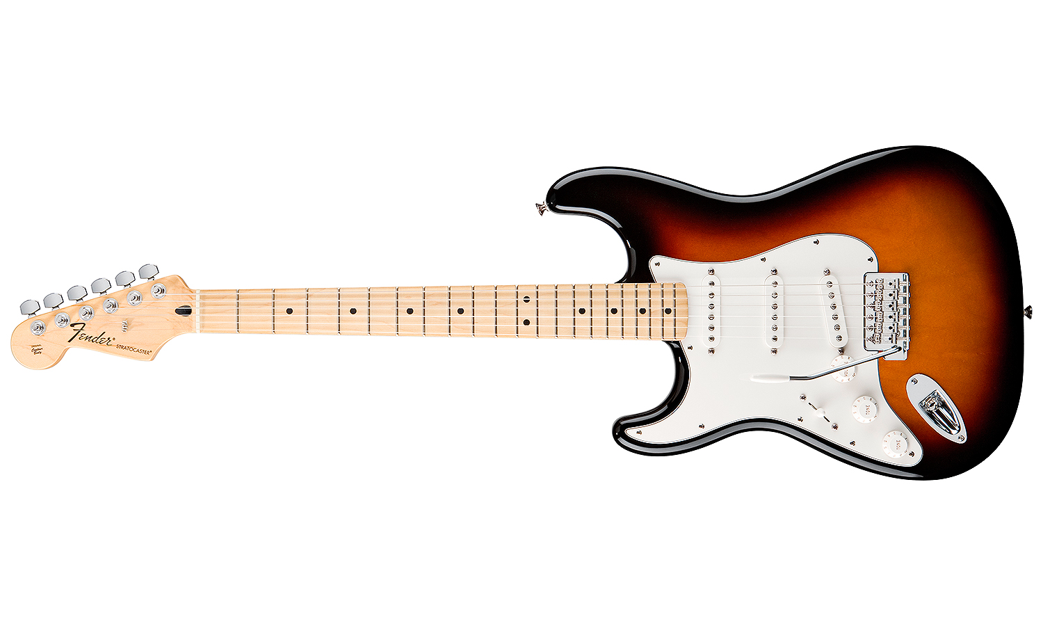 Fender Strat Standard Lh Mex Gaucher Mn - Brown Sunburst - E-Gitarre für Linkshänder - Variation 1