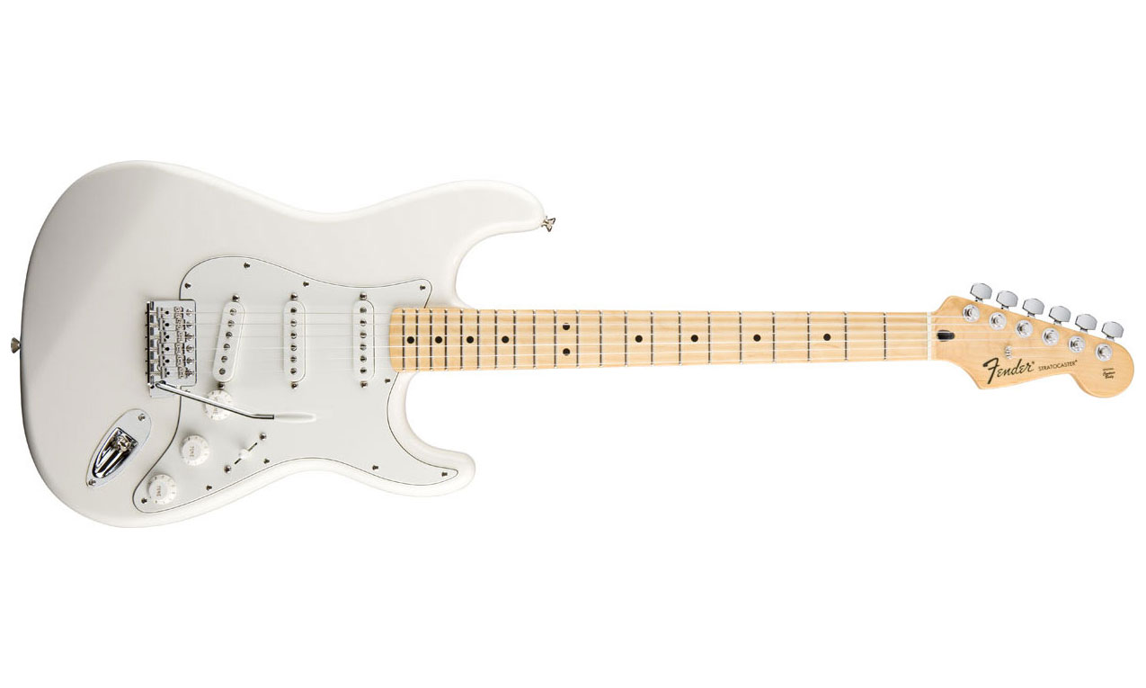 Fender Strat Standard Mex Sss Mn - Arctic White - E-Gitarre in Str-Form - Variation 1