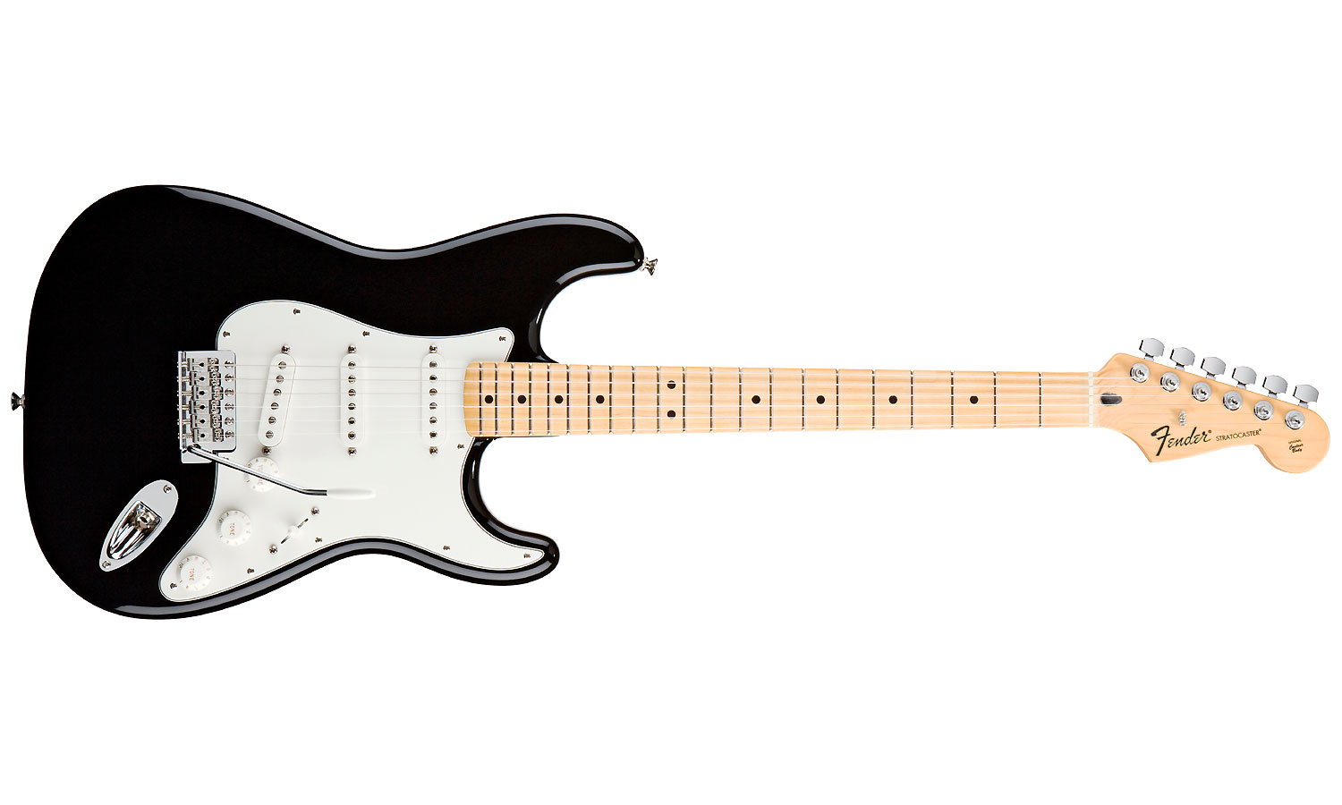 Fender Strat Mexican Standard 2011 3s Mn Black - E-Gitarre in Str-Form - Variation 1