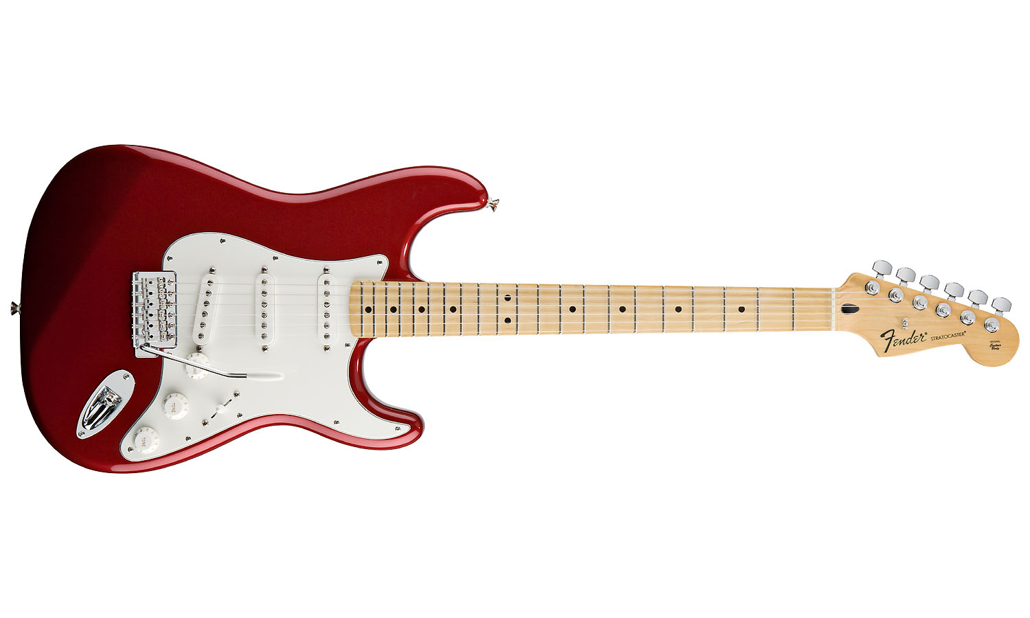 Fender Strat Mexican Standard 2011 3s Mn Candy Apple Red - E-Gitarre in Str-Form - Variation 1