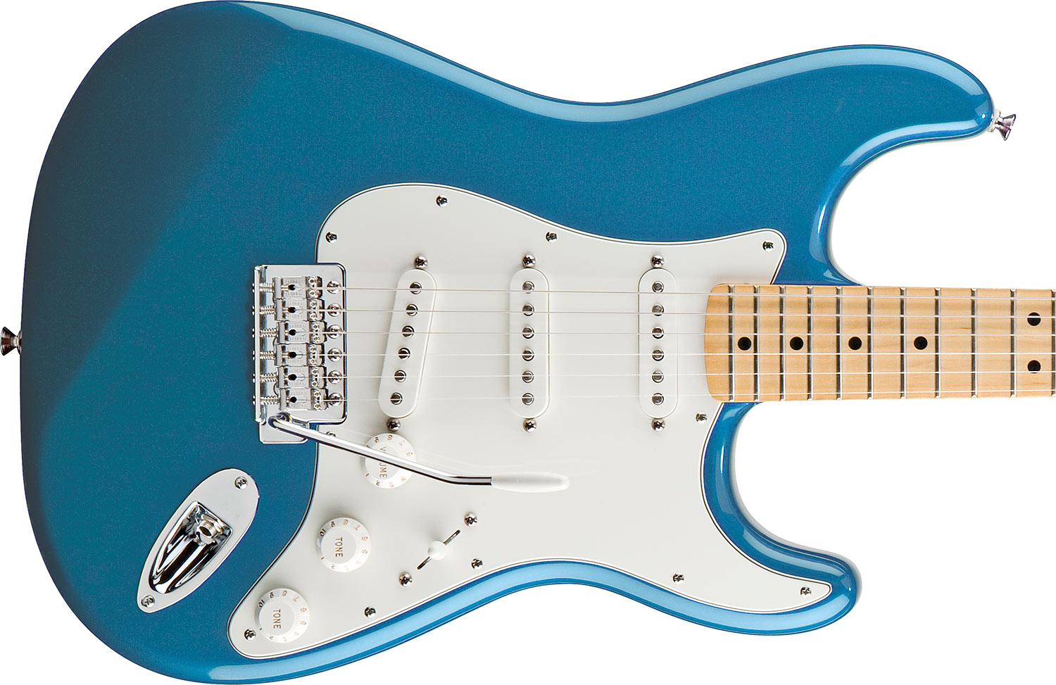 Fender Strat Standard Mex Sss Mn - Lake Placid Blue - E-Gitarre in Str-Form - Variation 2