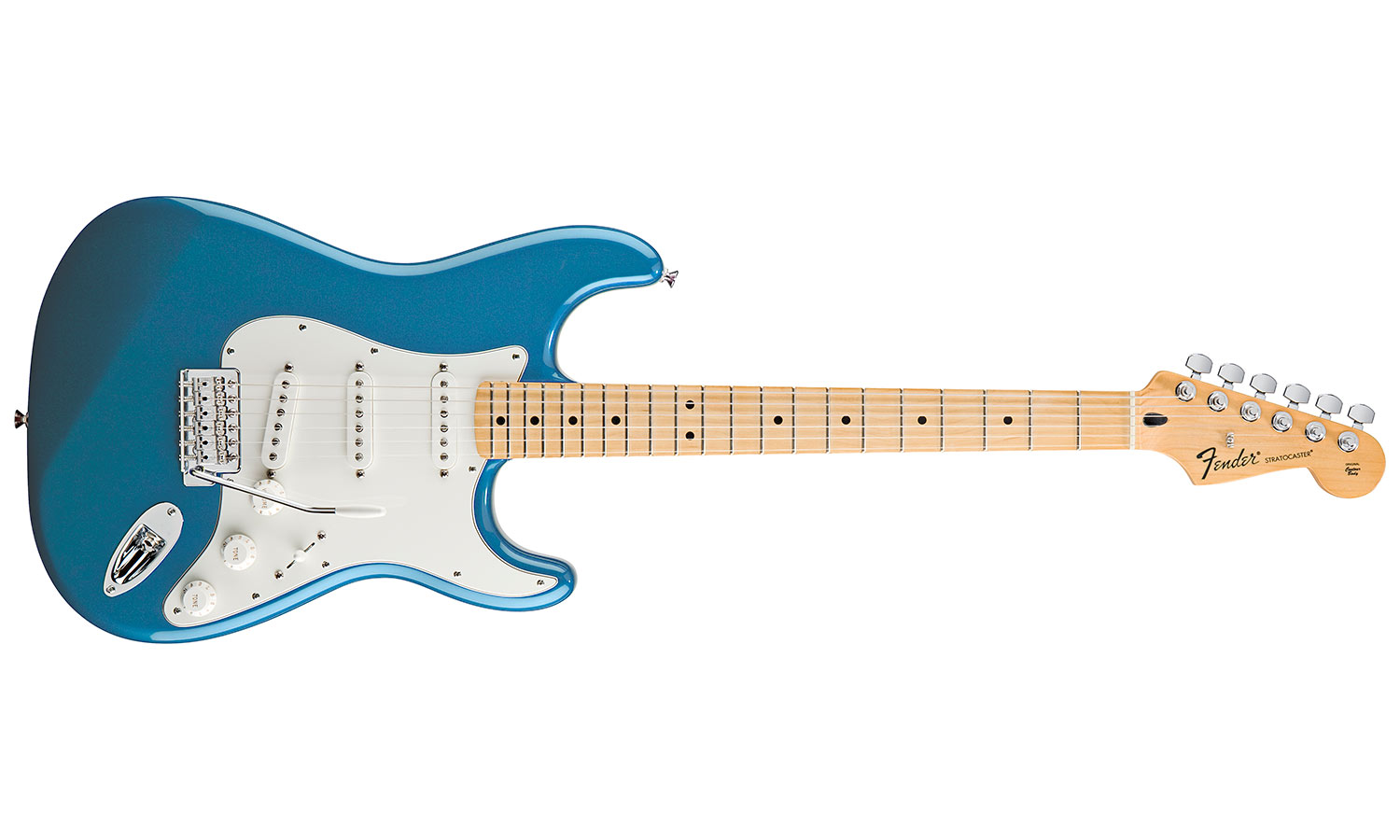 Fender Strat Standard Mex Sss Mn - Lake Placid Blue - E-Gitarre in Str-Form - Variation 1