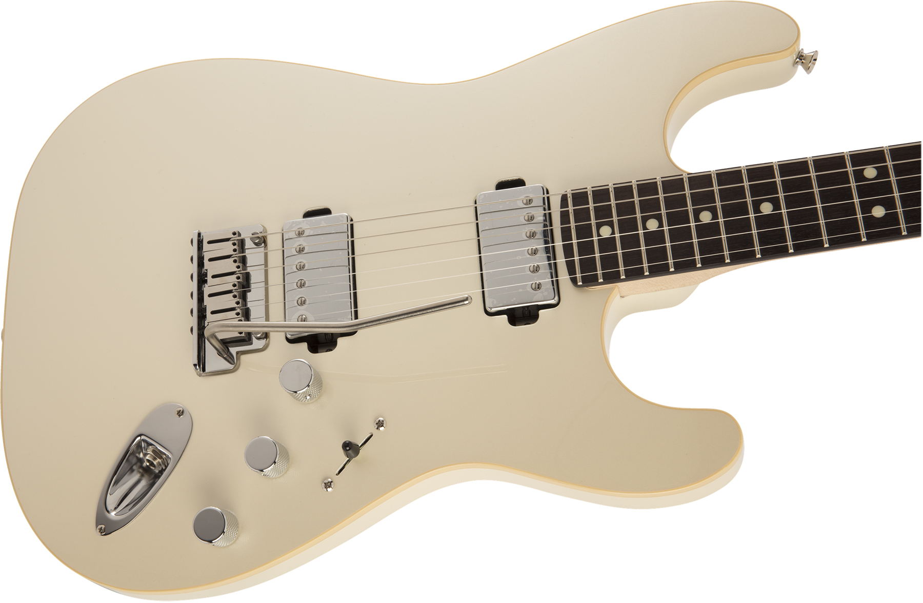 Fender Strat Modern Hh Japon Trem Rw - Olympic Pearl - E-Gitarre in Str-Form - Variation 2