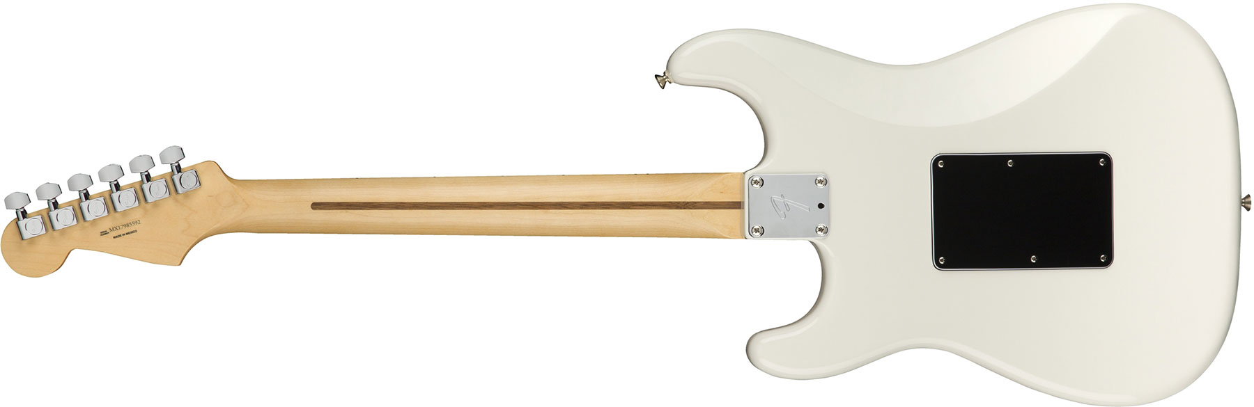 Fender Strat Player Floyd Rose Mex Hss Fr Mn - Polar White - E-Gitarre in Str-Form - Variation 1