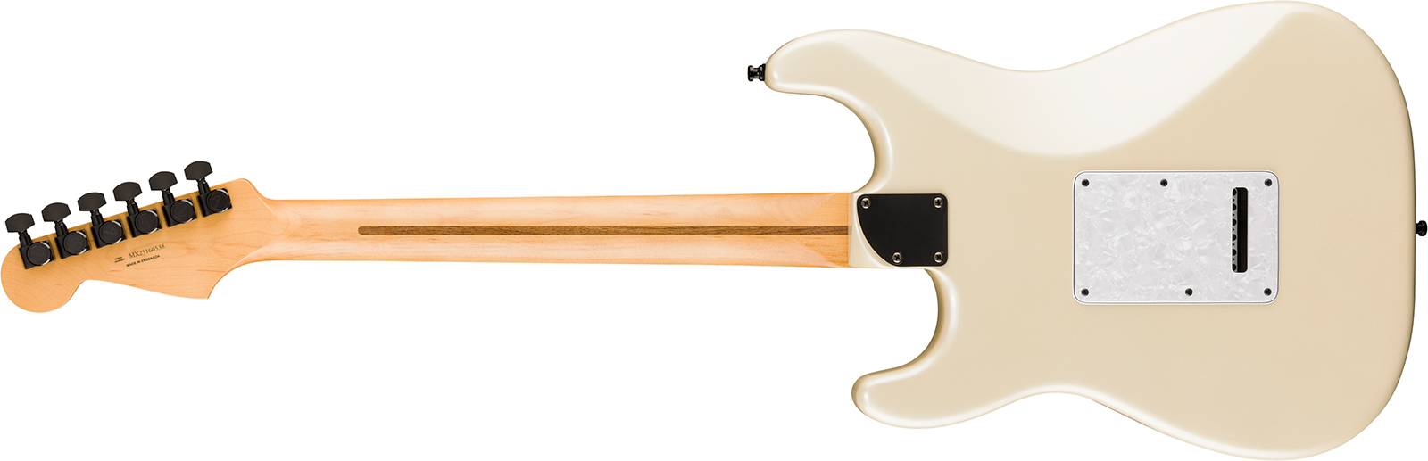 Fender Strat Player Fusion Ltd Mex Hss Trem Eb - Olympic Pearl - E-Gitarre in Str-Form - Variation 1