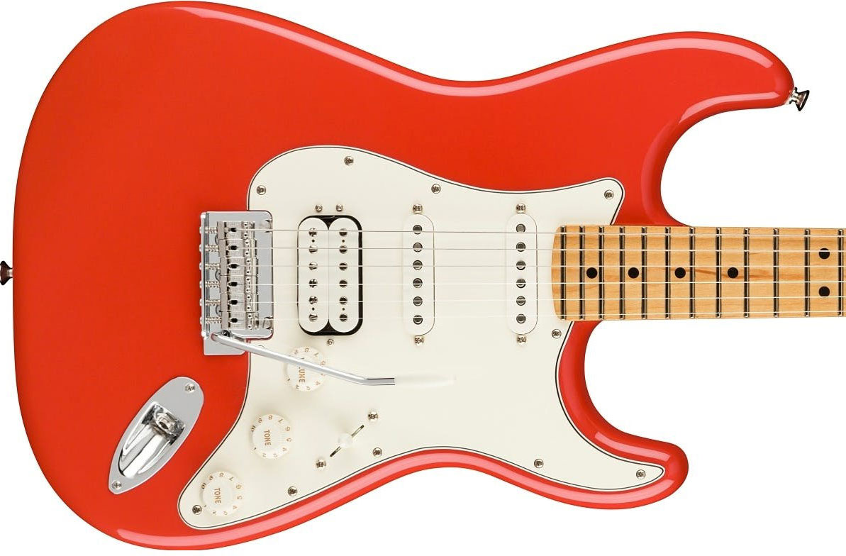 Fender Strat Player Hss Ltd Mex Trem Mn - Fiesta Red - E-Gitarre in Str-Form - Variation 1
