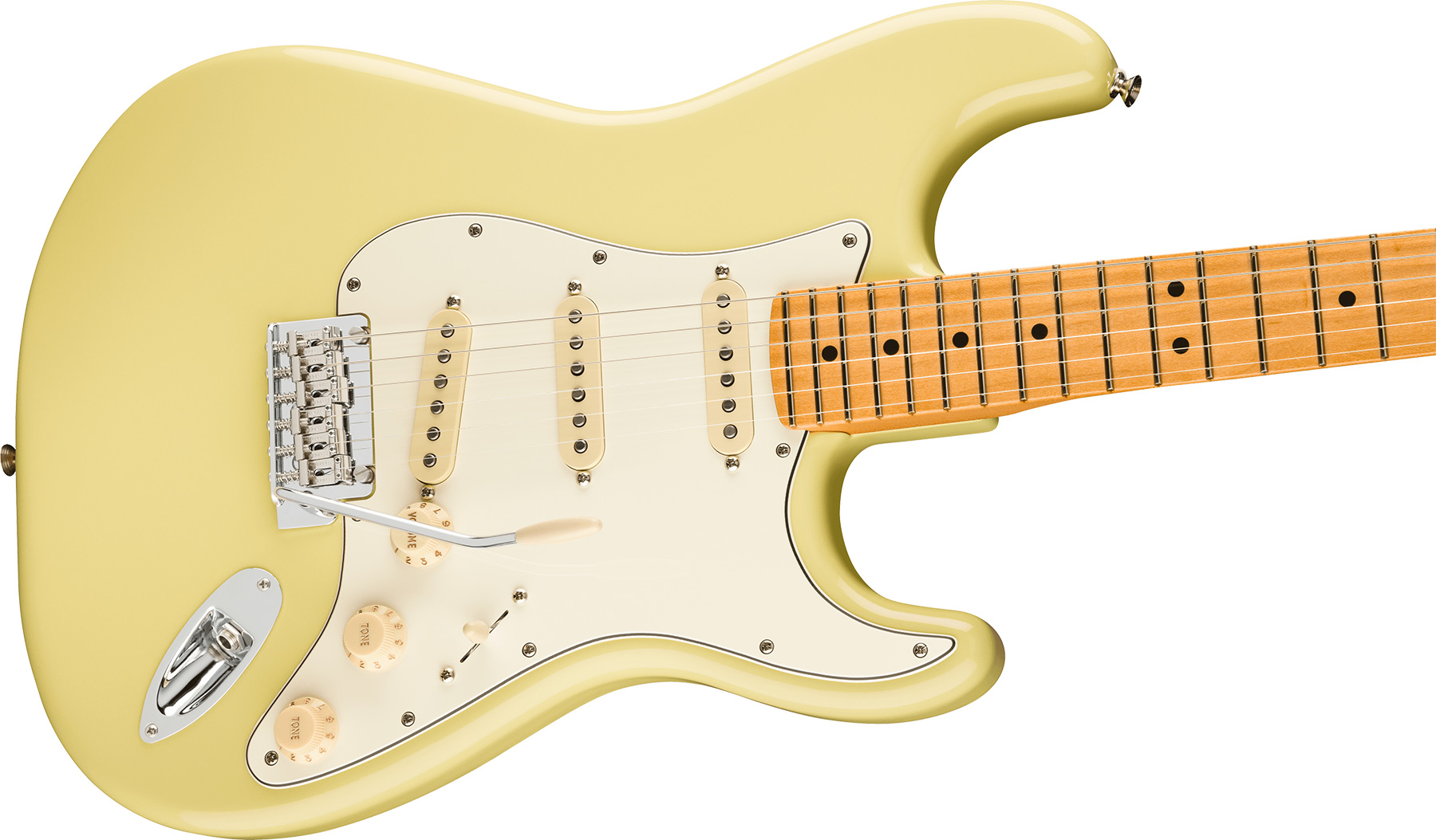 Fender Strat Player Ii Mex Aulne 3s Trem Mn - Hialeah Yellow - E-Gitarre in Str-Form - Variation 2