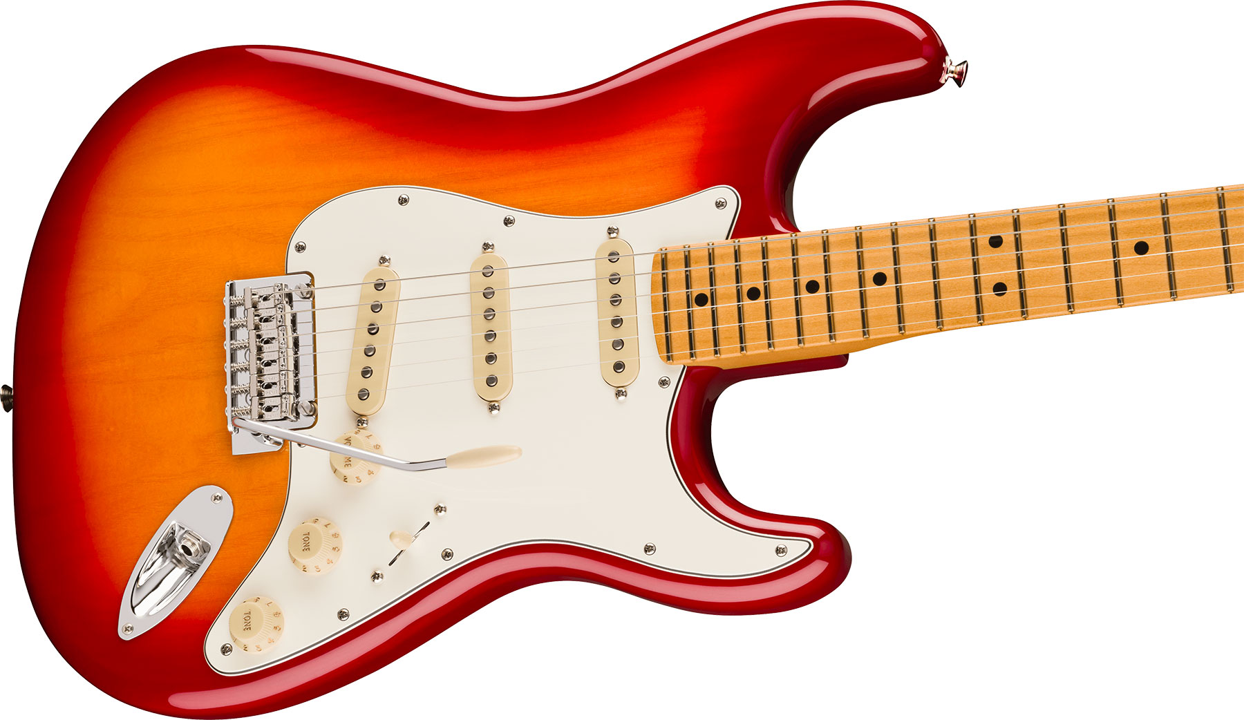 Fender Strat Player Ii Mex Frene 3s Trem Mn - Aged Cherry Burst - E-Gitarre in Str-Form - Variation 2