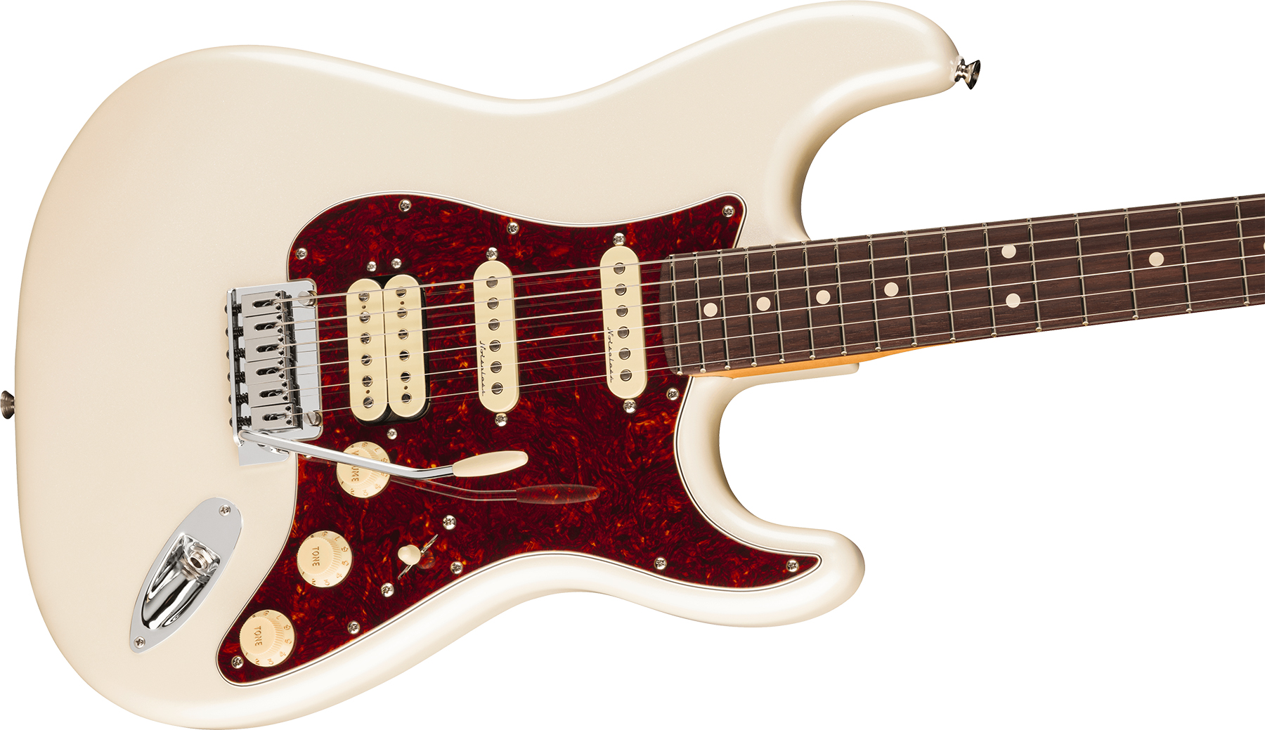 Fender Strat Player Ii Modified Mex Hss Trem Rw - Olympic Pearl - E-Gitarre in Str-Form - Variation 2