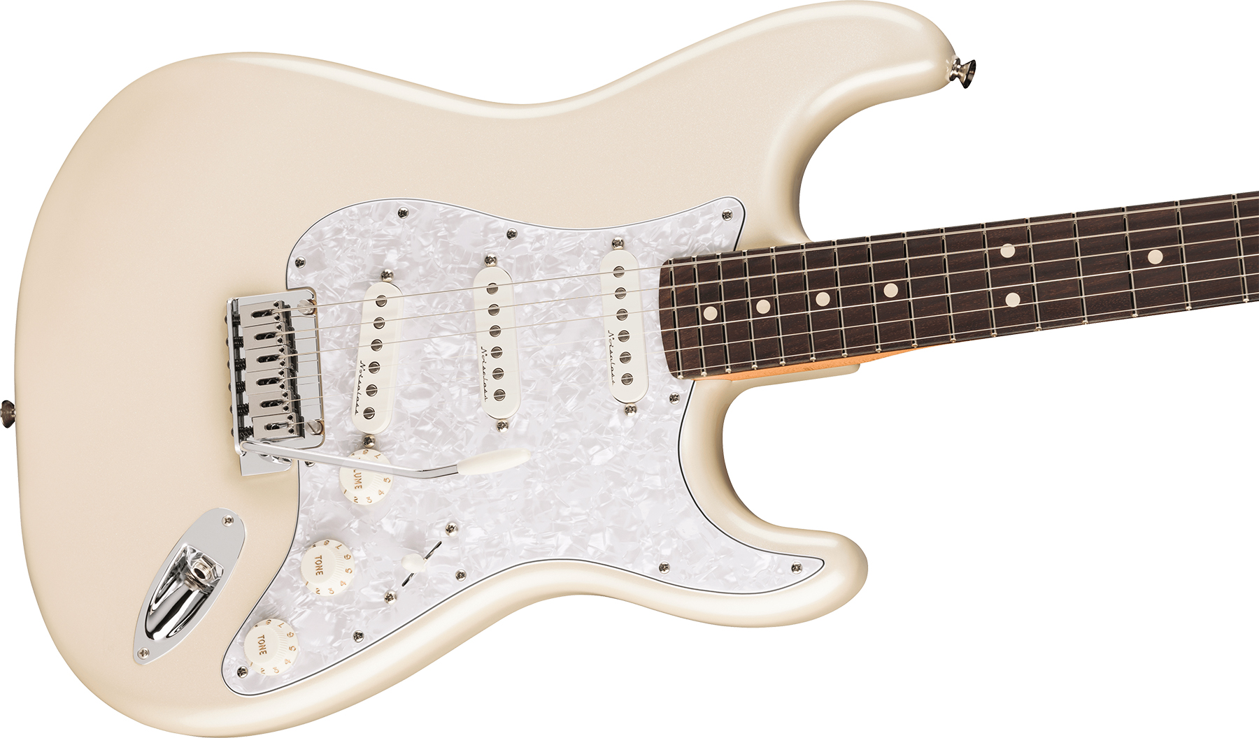 Fender Strat Player Ii Modified Mex 3s Trem Rw - Olympic Pearl - E-Gitarre in Str-Form - Variation 2