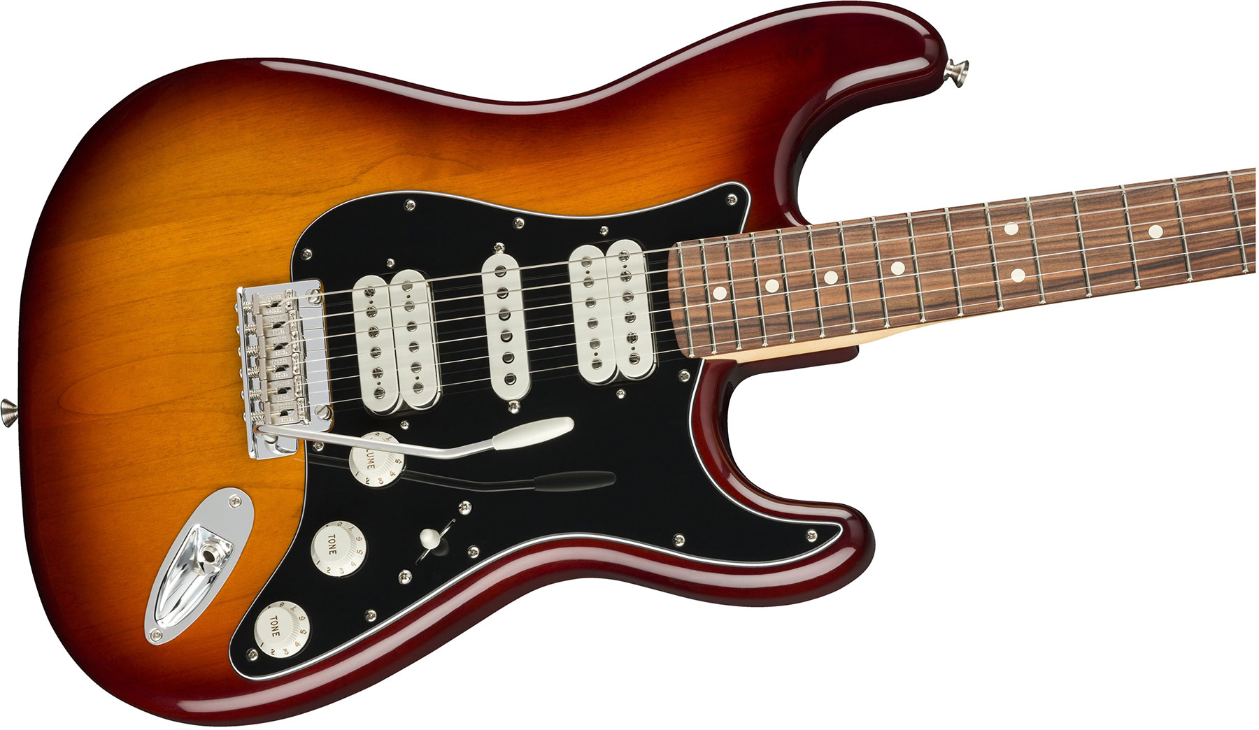 Fender Strat Player Mex Hsh Pf - Tobacco Burst - E-Gitarre in Str-Form - Variation 2