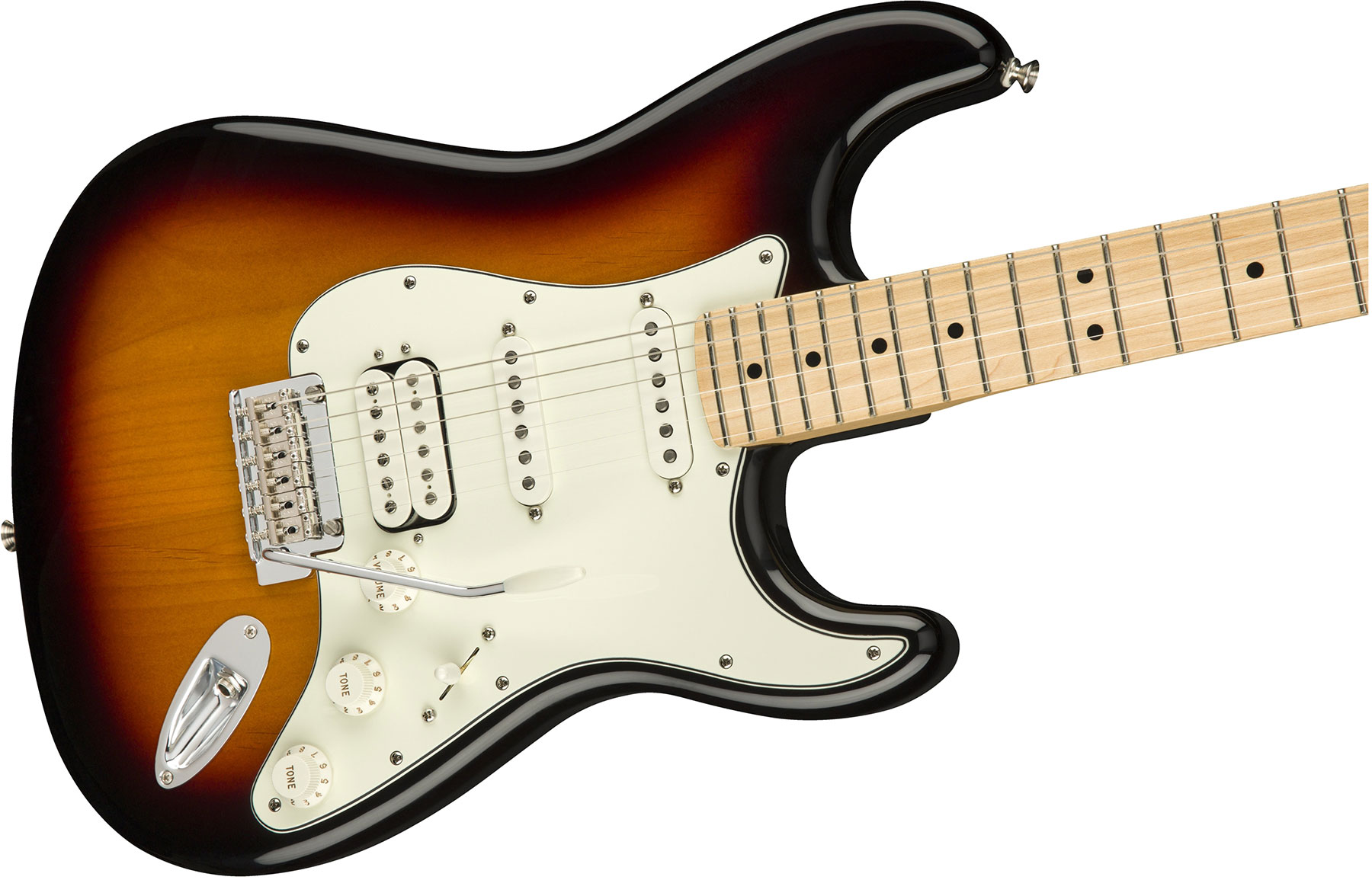 Fender Strat Player Mex Hss Mn - 3-color Sunburst - E-Gitarre in Str-Form - Variation 2