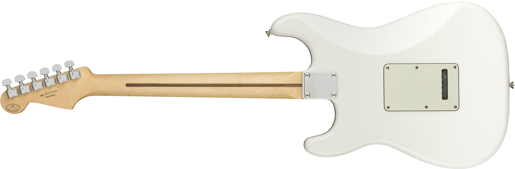 Fender Strat Player Mex Hss Pf - Polar White - E-Gitarre in Str-Form - Variation 1