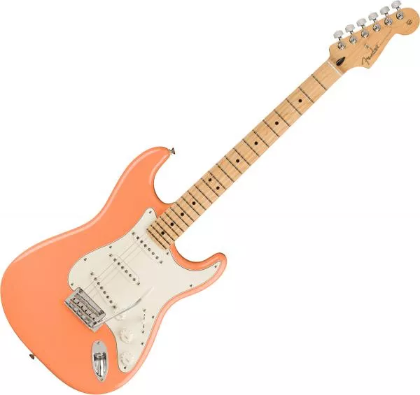Solidbody e-gitarre Fender Player Stratocaster Ltd (MEX, MN) - Pacific peach