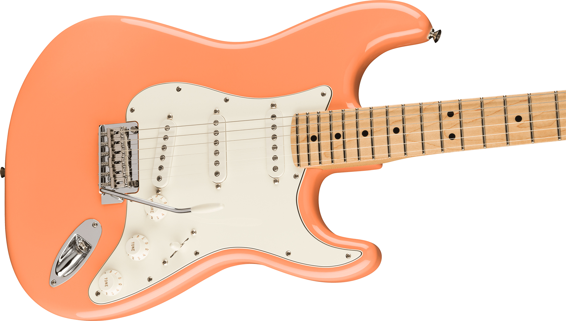 Fender Strat Player Ltd Mex 3s Trem Mn - Pacific Peach - E-Gitarre in Str-Form - Variation 2