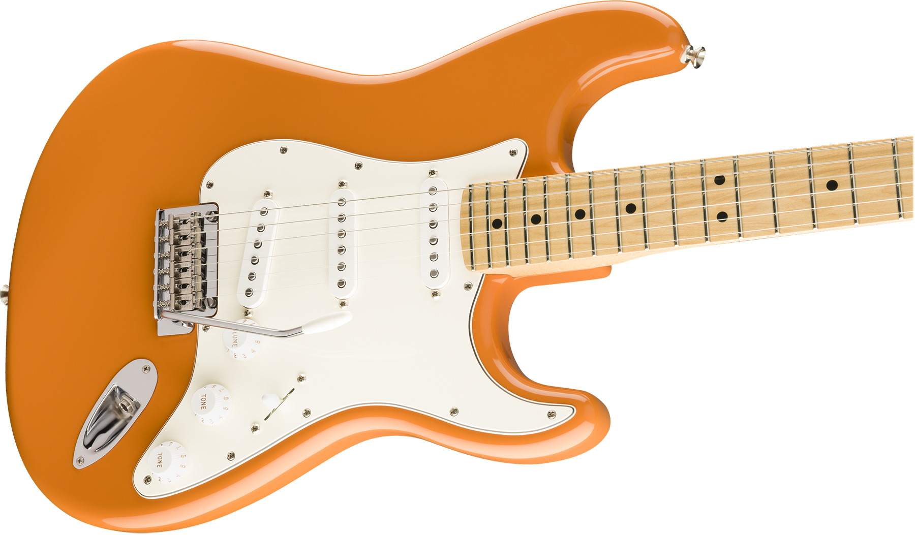 Fender Strat Player Mex Sss Mn - Capri Orange - E-Gitarre in Str-Form - Variation 2