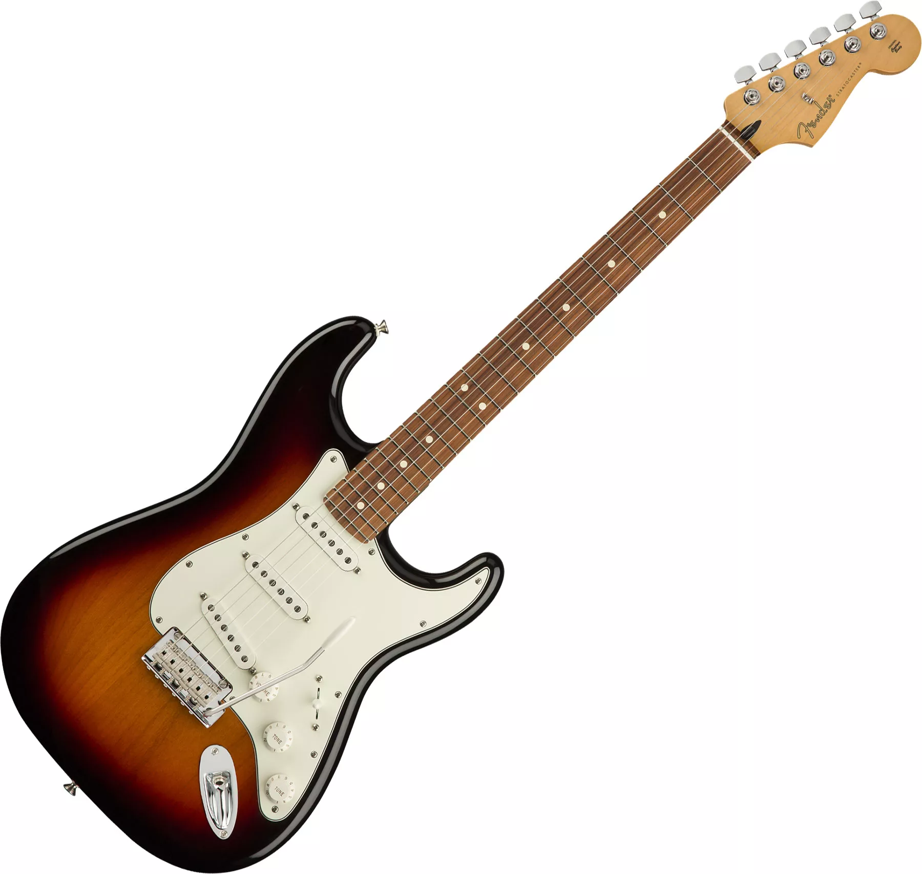 Player Stratocaster (MEX, PF) - 3-color sunburst E-gitarre in str