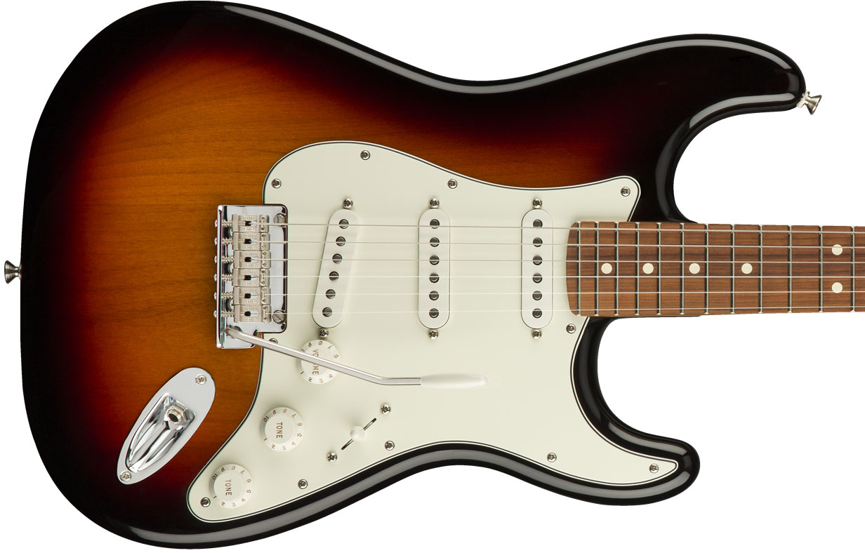 Fender Strat Player Mex Sss Pf - 3-color Sunburst - E-Gitarre in Str-Form - Variation 1
