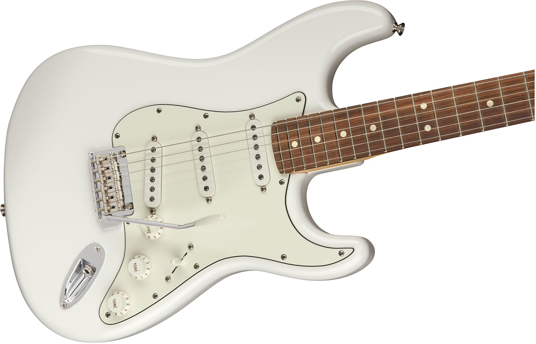 Fender Strat Player Mex Sss Pf - Polar White - E-Gitarre in Str-Form - Variation 2