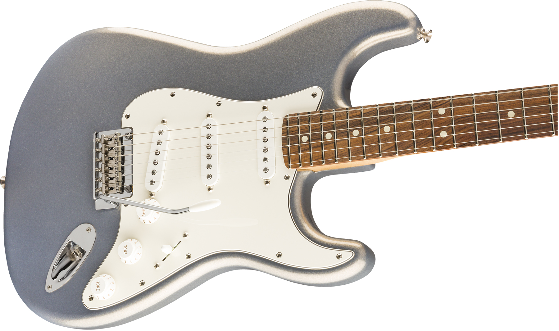 Fender Strat Player Mex 3s Trem Pf - Silver - E-Gitarre in Str-Form - Variation 2