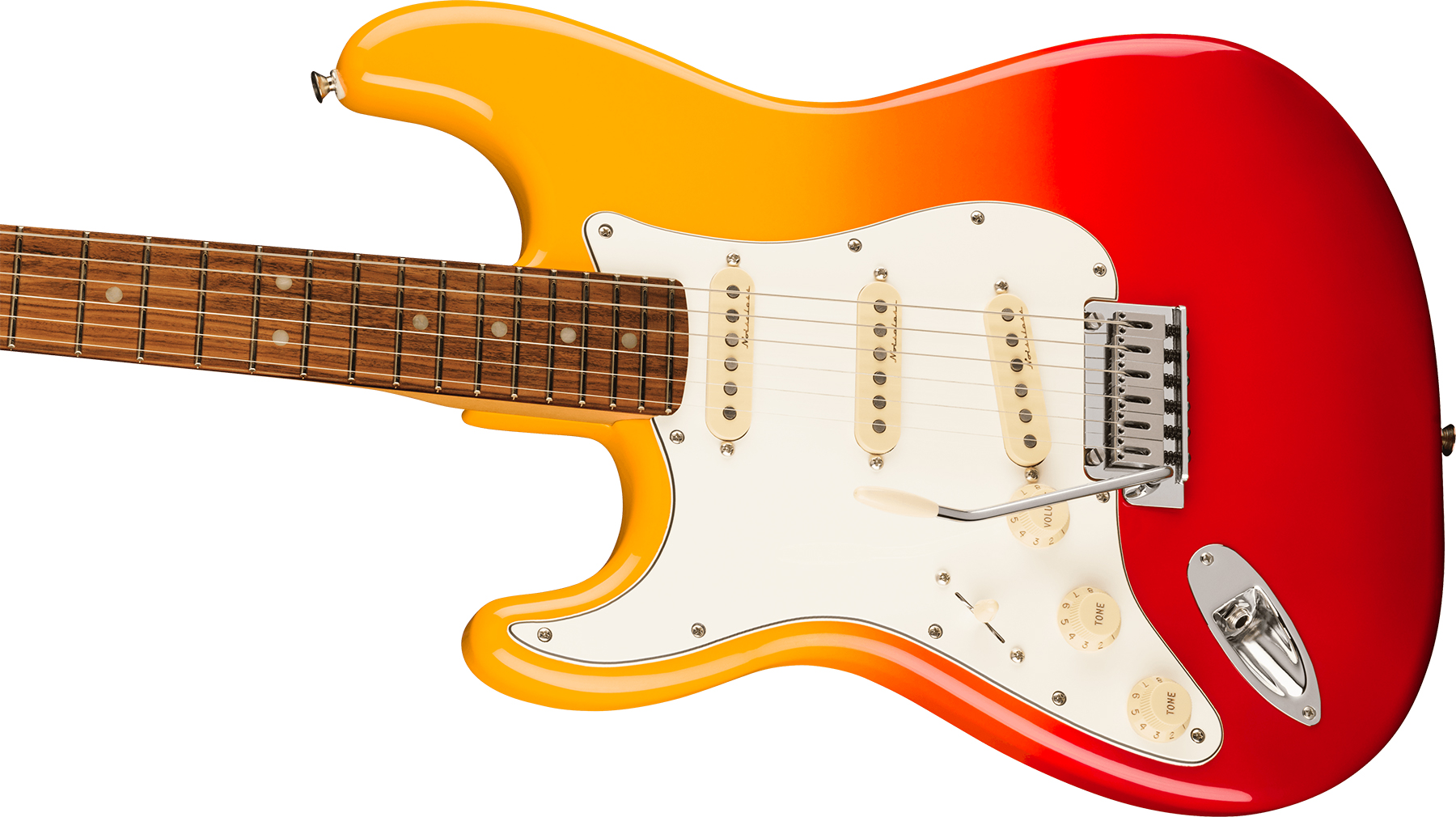 Fender Strat Player Plus Lh Gaucher Mex 3s Trem Pf - Tequila Sunrise - E-Gitarre für Linkshänder - Variation 2