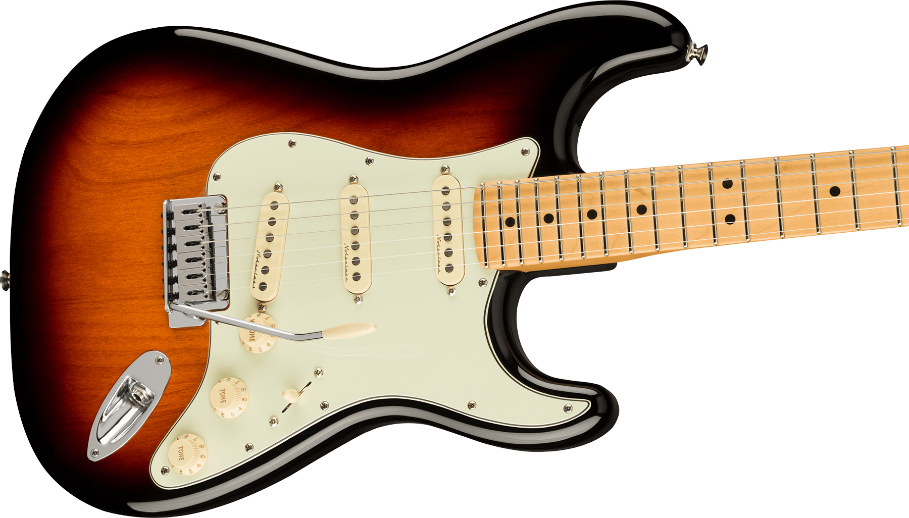 Fender Strat Player Plus Mex 3s Trem Mn - 3-color Sunburst - E-Gitarre in Str-Form - Variation 2