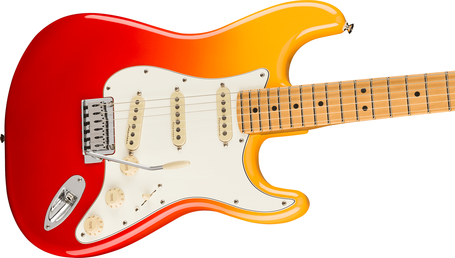 Fender Strat Player Plus Mex 3s Trem Mn - Tequila Sunrise - E-Gitarre in Str-Form - Variation 2