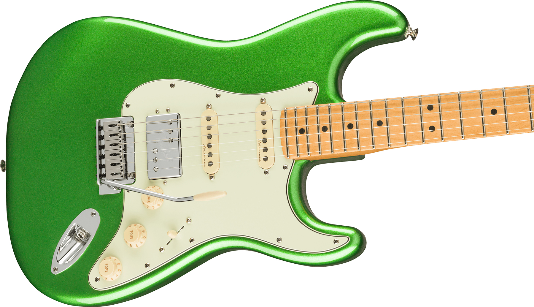 Fender Strat Player Plus Mex Hss Trem Mn - Cosmic Jade - E-Gitarre in Str-Form - Variation 2