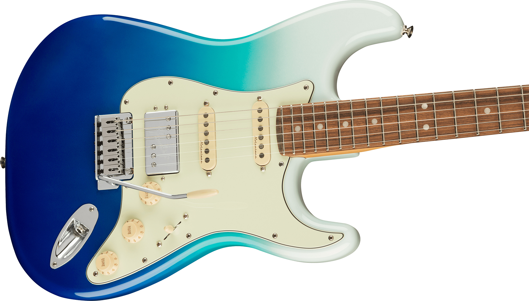 Fender Strat Player Plus Mex Hss Trem Pf - Belair Blue - E-Gitarre in Str-Form - Variation 2
