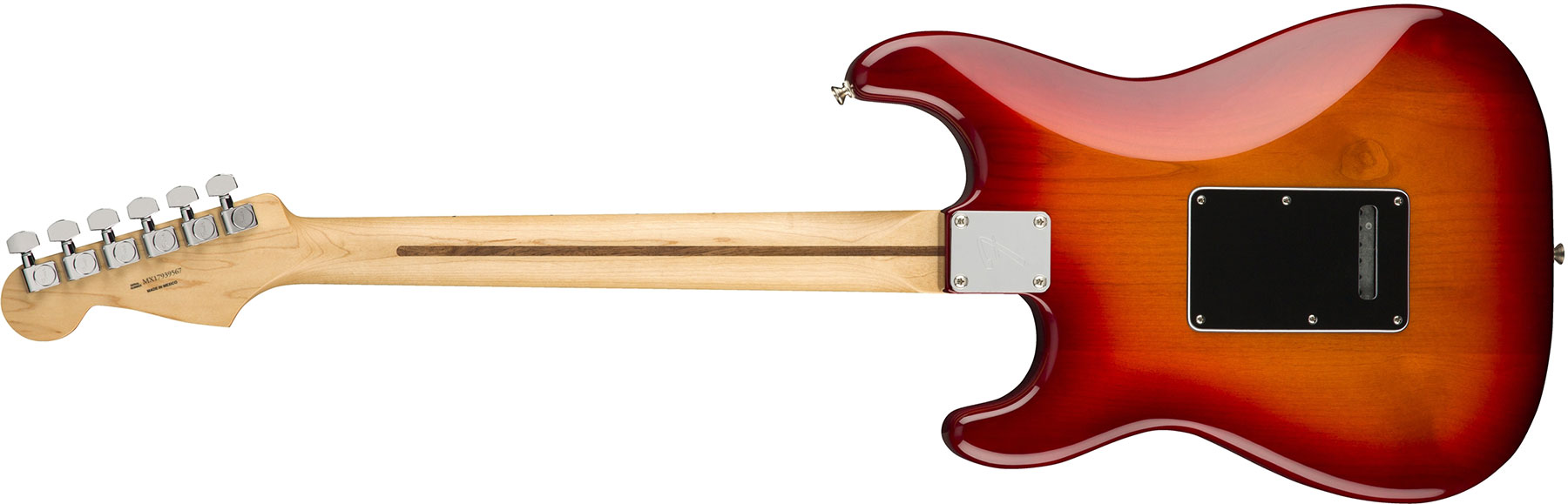 Fender Strat Player Plus Top Mex Hss Mn - Aged Cherry Burst - E-Gitarre in Str-Form - Variation 1