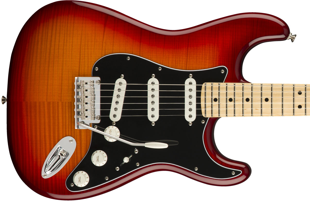 Fender Strat Player Plus Top Mex 3s Mn - Aged Cherry Burst - E-Gitarre in Str-Form - Variation 1
