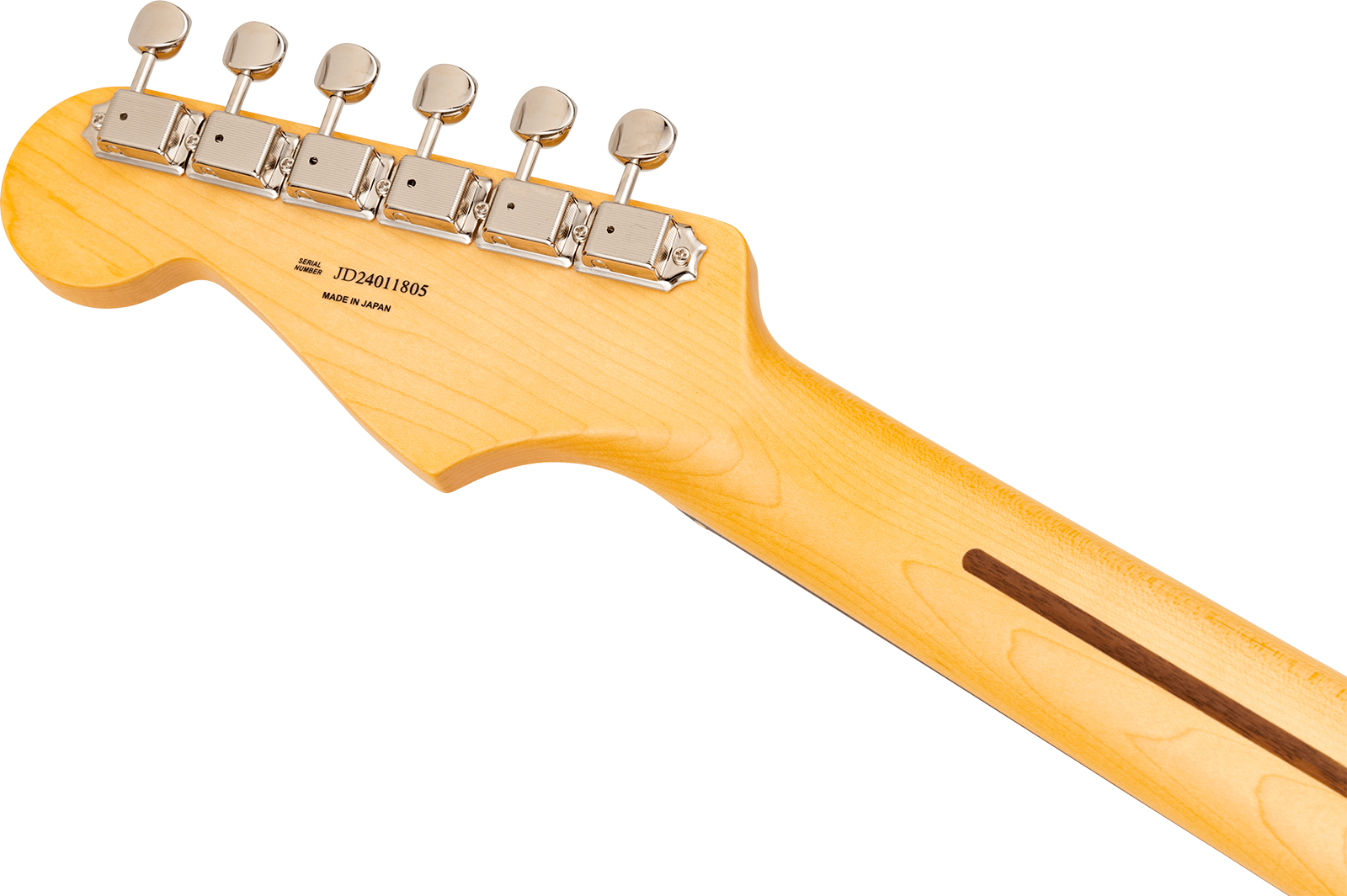 Fender Strat Raw Ash Mij Ltd Jap 3s Trem Rw - Black - E-Gitarre in Str-Form - Variation 3