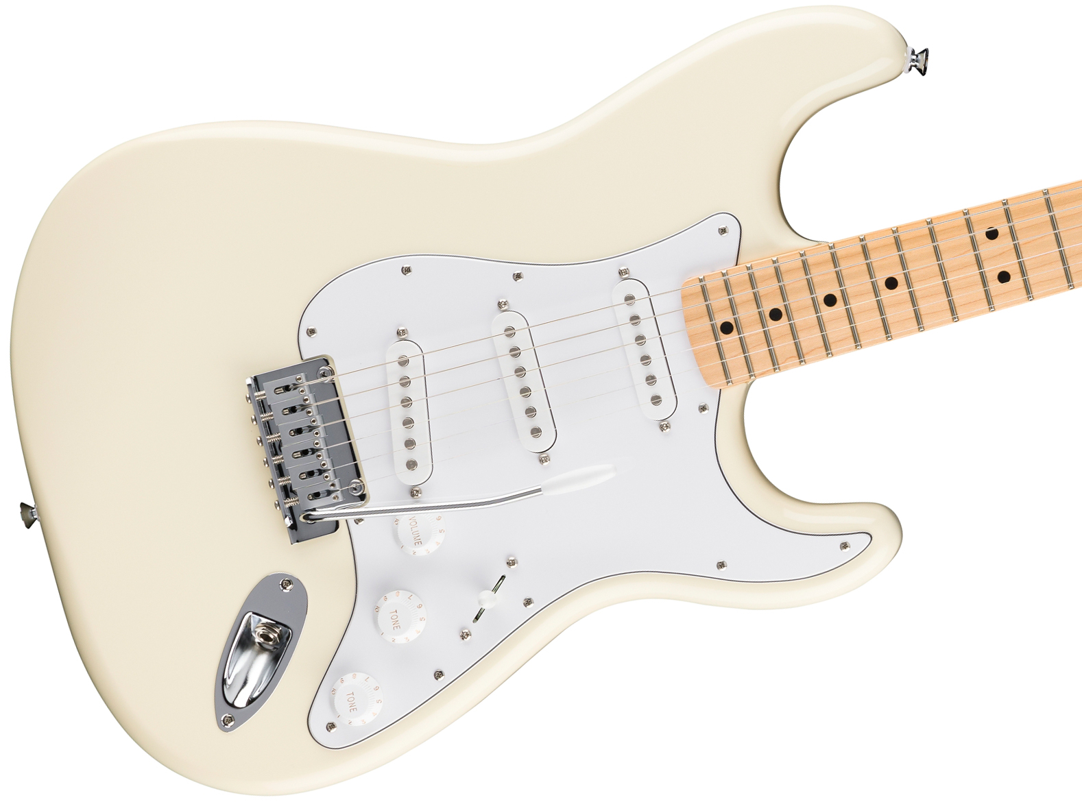 Fender Strat Standard 3s Trem Mn - Olympic White - E-Gitarre in Str-Form - Variation 2