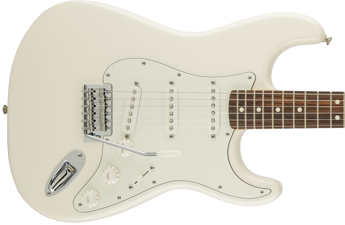 Fender Strat Standard Mex Sss Pf - Arctic White - E-Gitarre in Str-Form - Variation 1