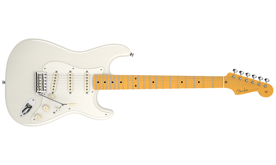 Fender Strat Eric Johnson Usa Sss Mn - White Blonde - E-Gitarre in Str-Form - Variation 1