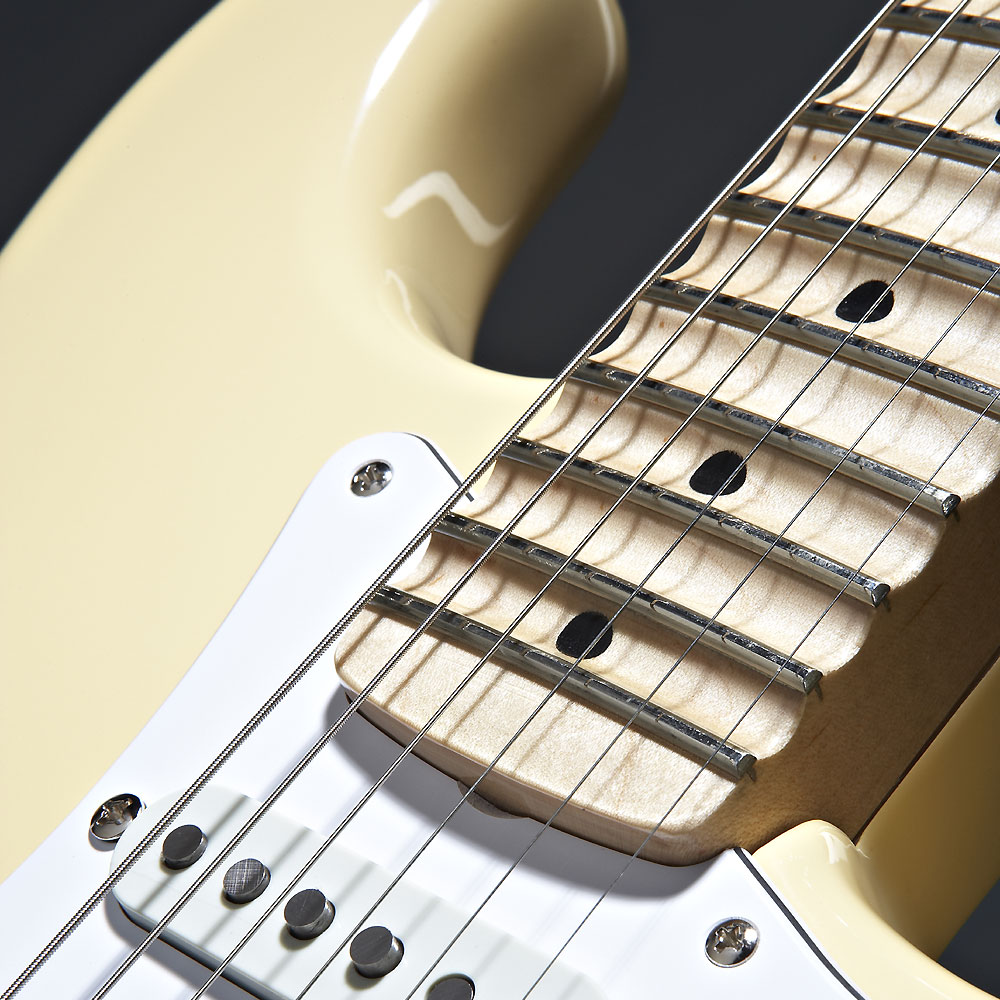 Fender Stratocaster Yngwie Malmsteen (usa, Mn) - Vintage White - E-Gitarre in Str-Form - Variation 2