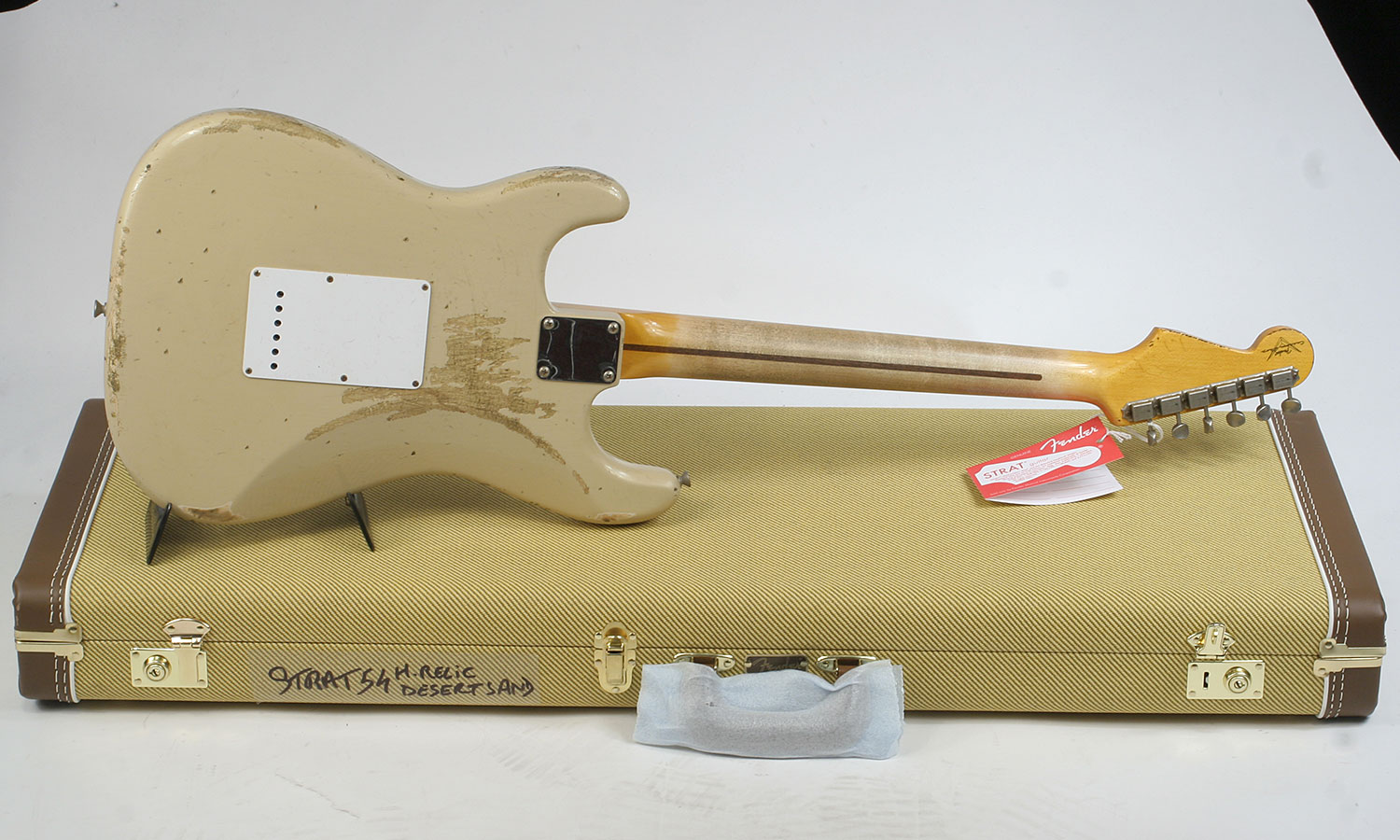 Fender Custom Shop Strat 1954 60th Anniversary Mn - Heavy Relic, Desert Sand - E-Gitarre in Str-Form - Variation 2