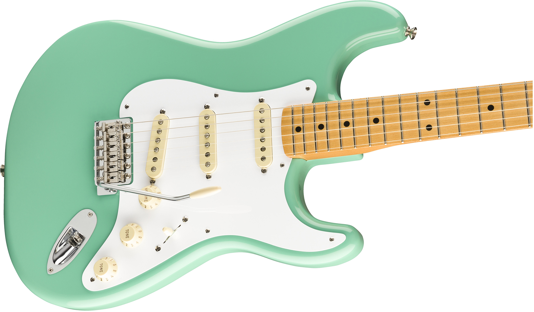 Fender Strat 50s Vintera Vintage Mex Mn - Seafoam Green - E-Gitarre in Str-Form - Variation 2