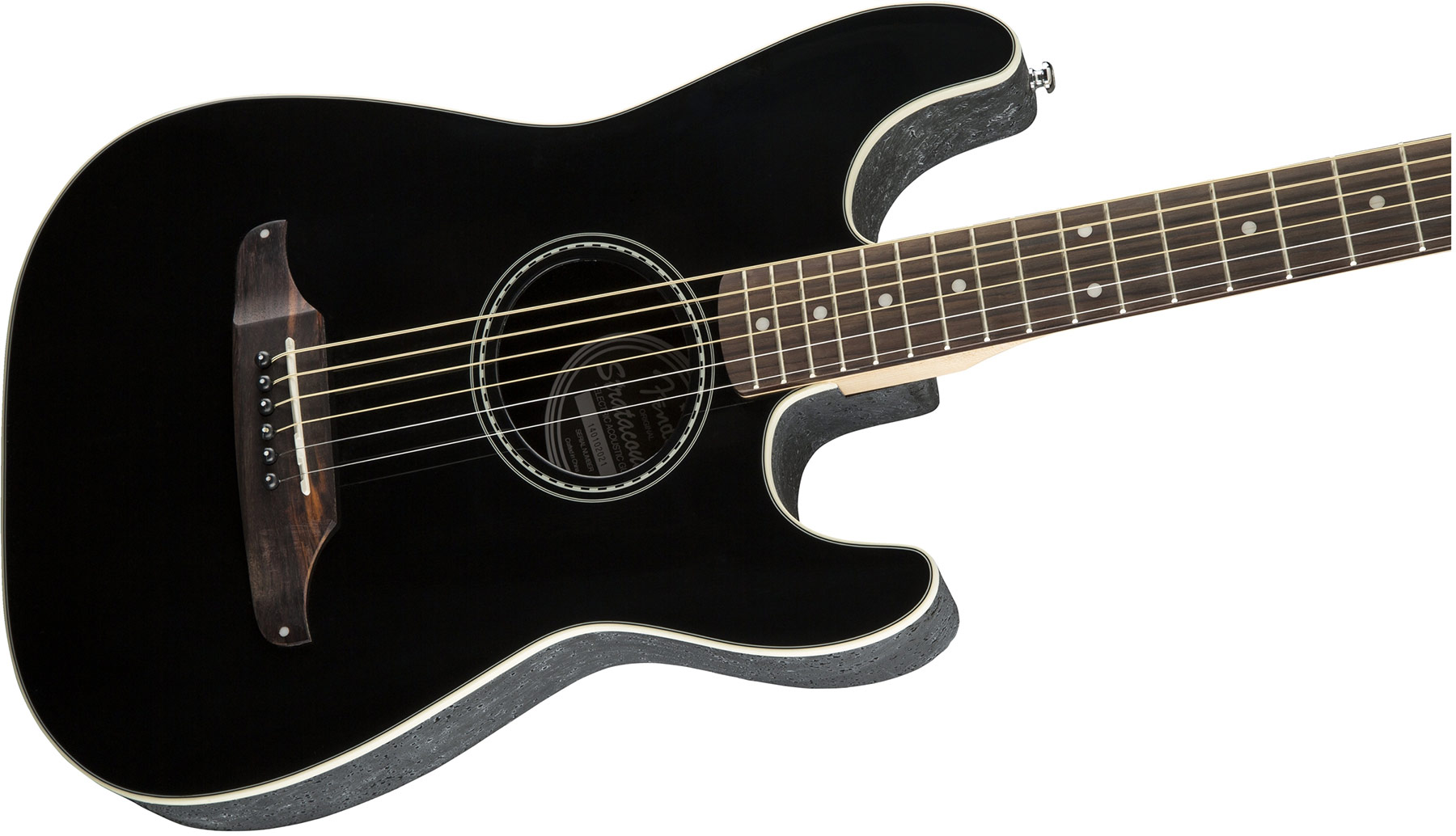 Fender Stratacoustic Standard (wal) - Black - Westerngitarre & electro - Variation 2
