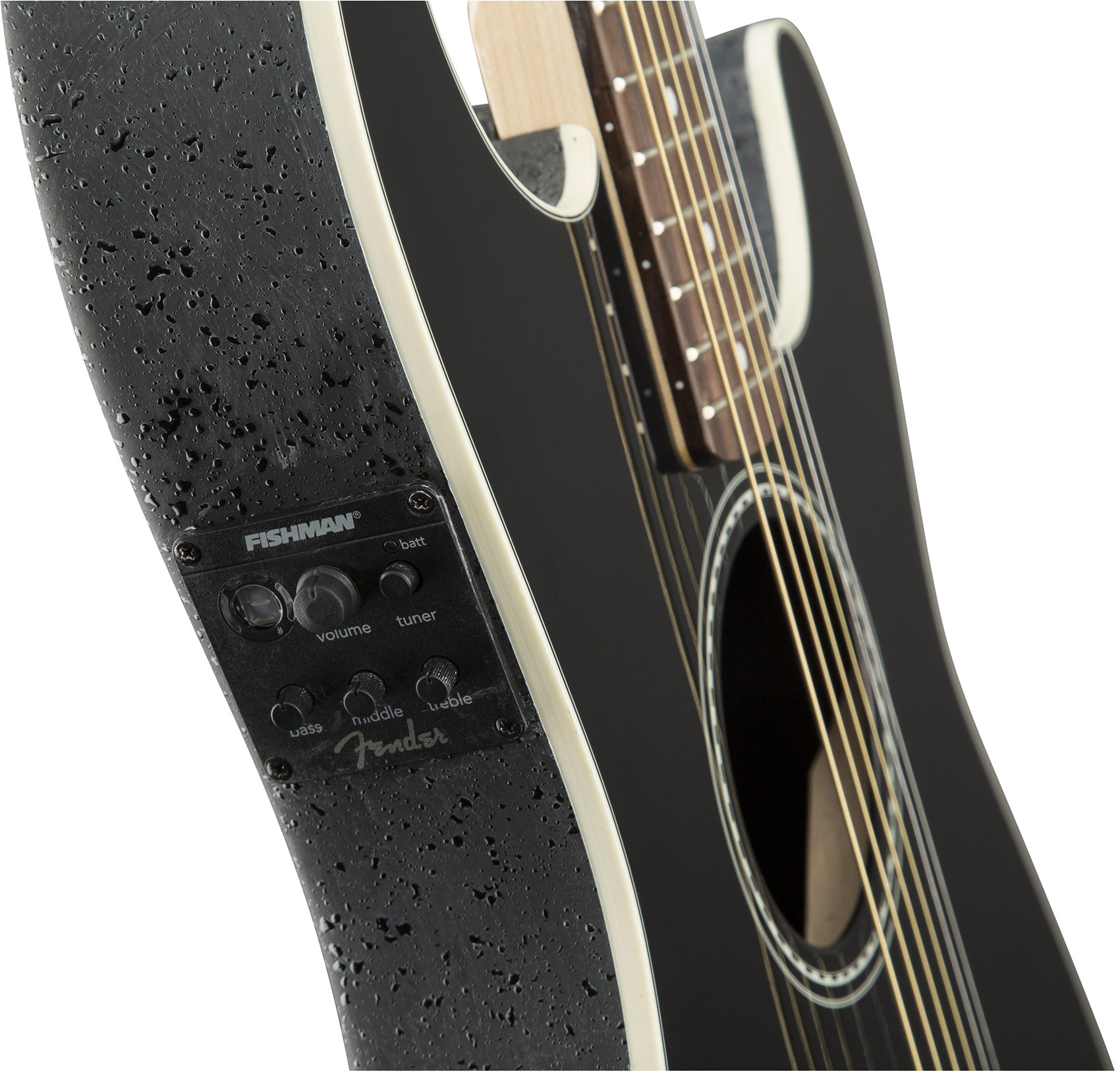 Fender Stratacoustic Standard (wal) - Black - Westerngitarre & electro - Variation 3