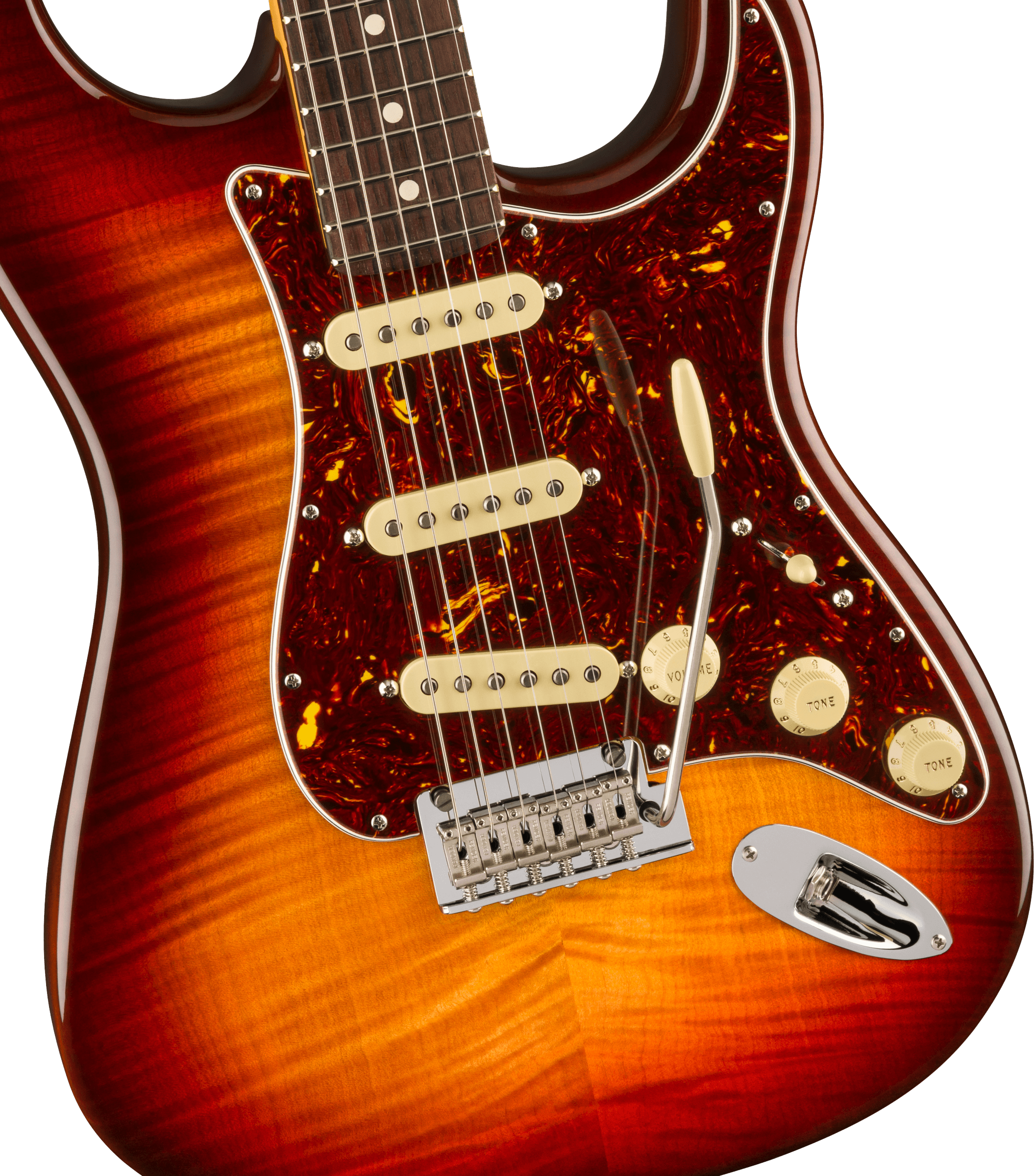 Fender Stratocaster American Pro Ii 70th Anniversary 3s Trem Mn - Comet Burst - E-Gitarre in Str-Form - Variation 2