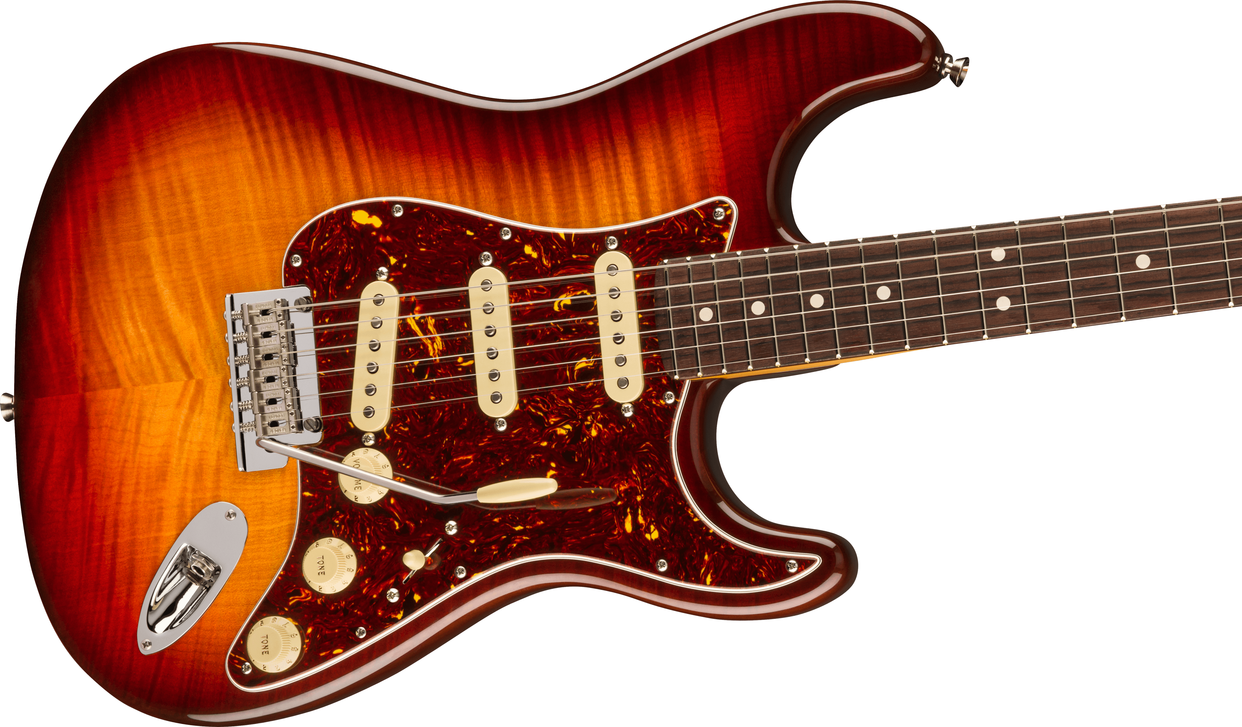 Fender Stratocaster American Pro Ii 70th Anniversary 3s Trem Mn - Comet Burst - E-Gitarre in Str-Form - Variation 3