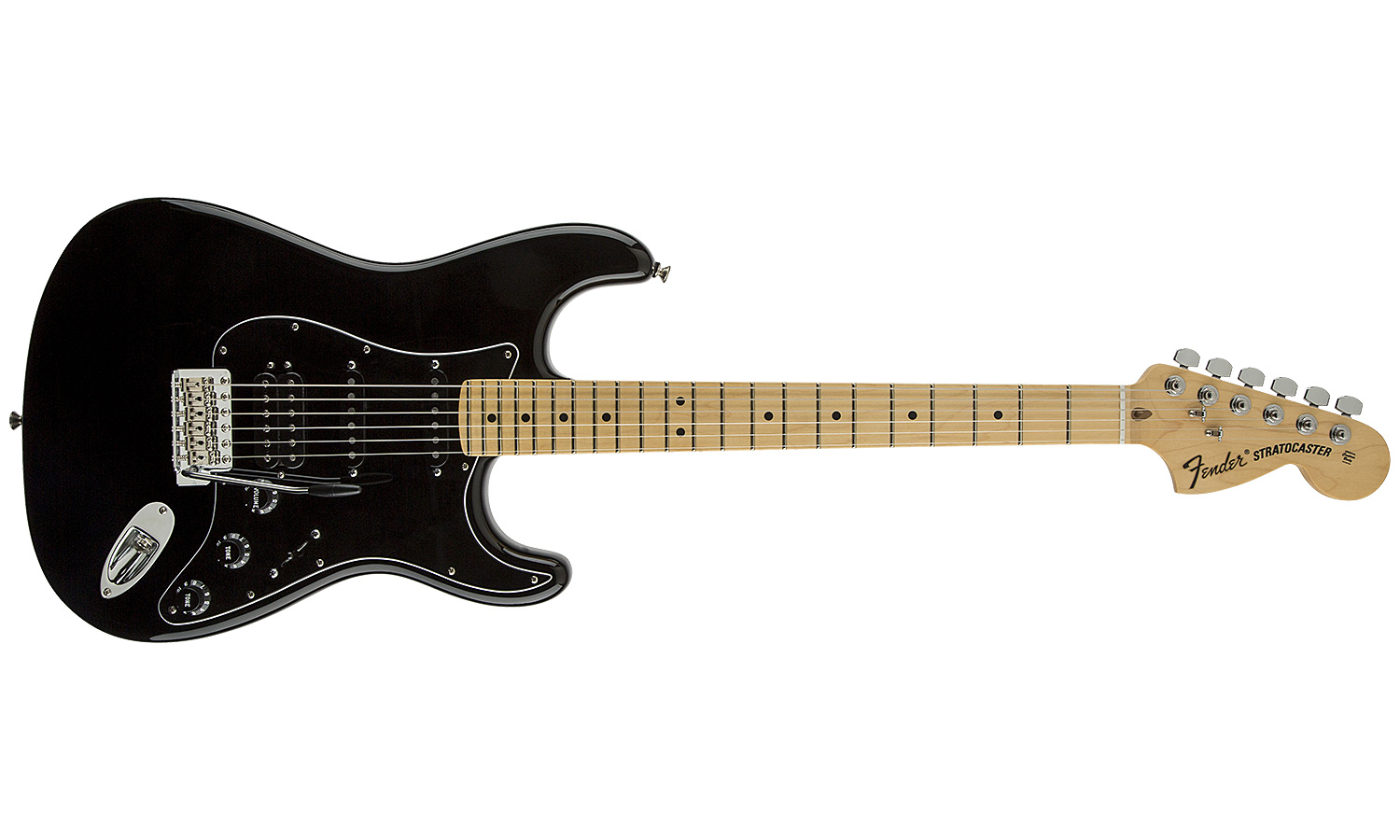 Fender Stratocaster American Special Hss Usa Mn - Black - E-Gitarre in Str-Form - Variation 1