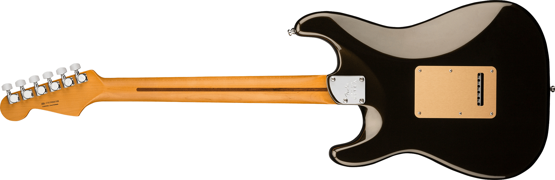 Fender Strat American Ultra 2019 Usa Mn - Texas Tea - E-Gitarre in Str-Form - Variation 1