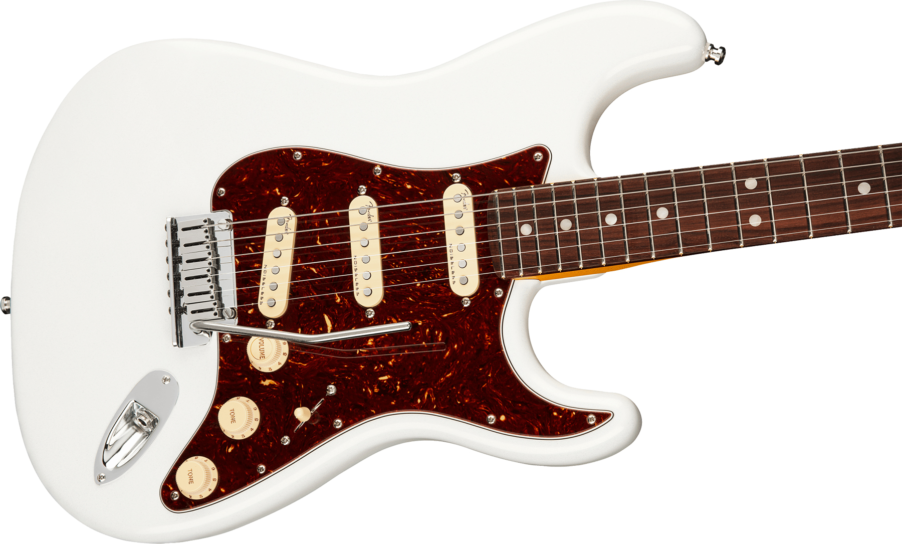 Fender Strat American Ultra 2019 Usa Rw - Arctic Pearl - E-Gitarre in Str-Form - Variation 2