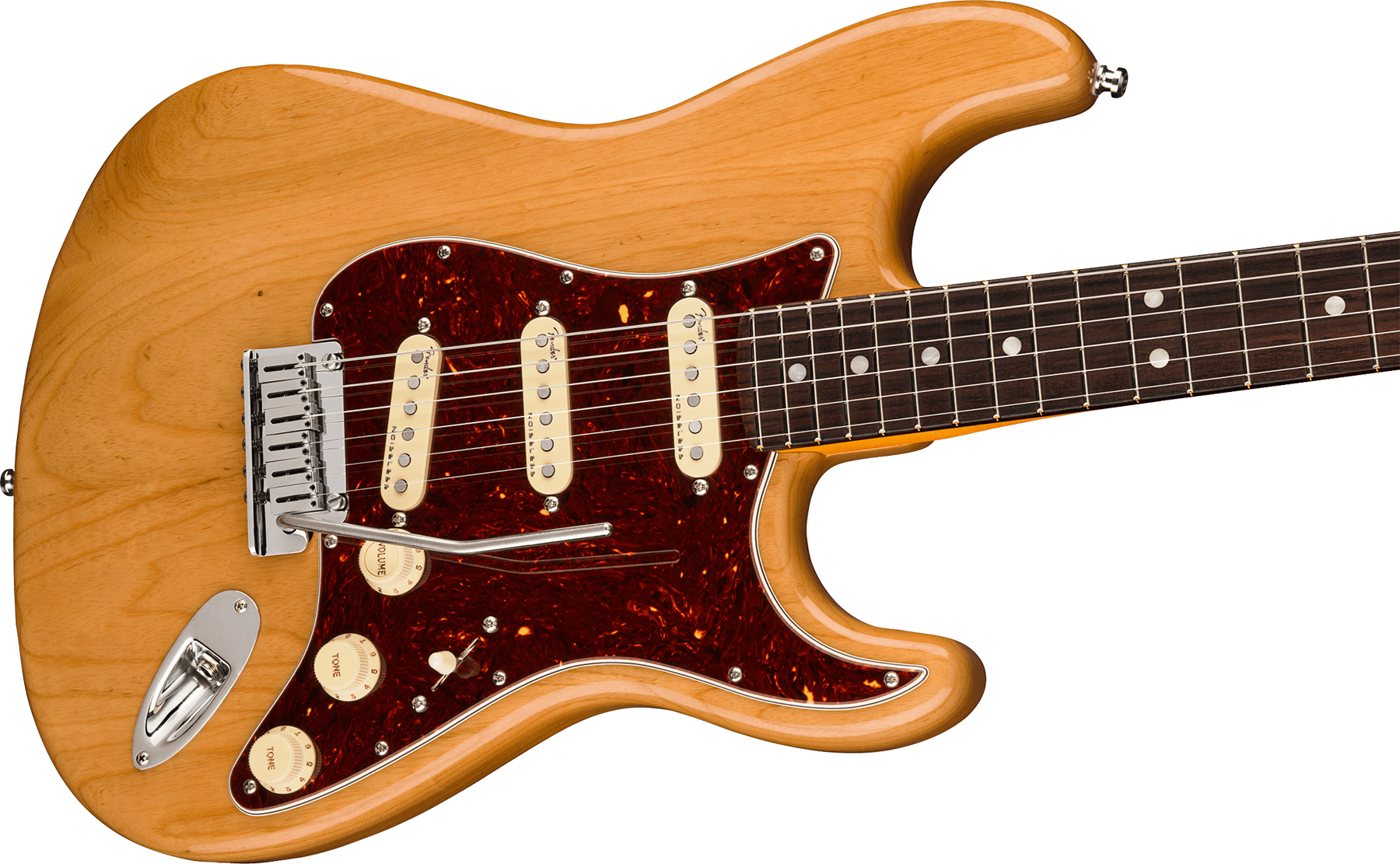 Fender Strat American Ultra 2019 Usa Rw - Aged Natural - E-Gitarre in Str-Form - Variation 2