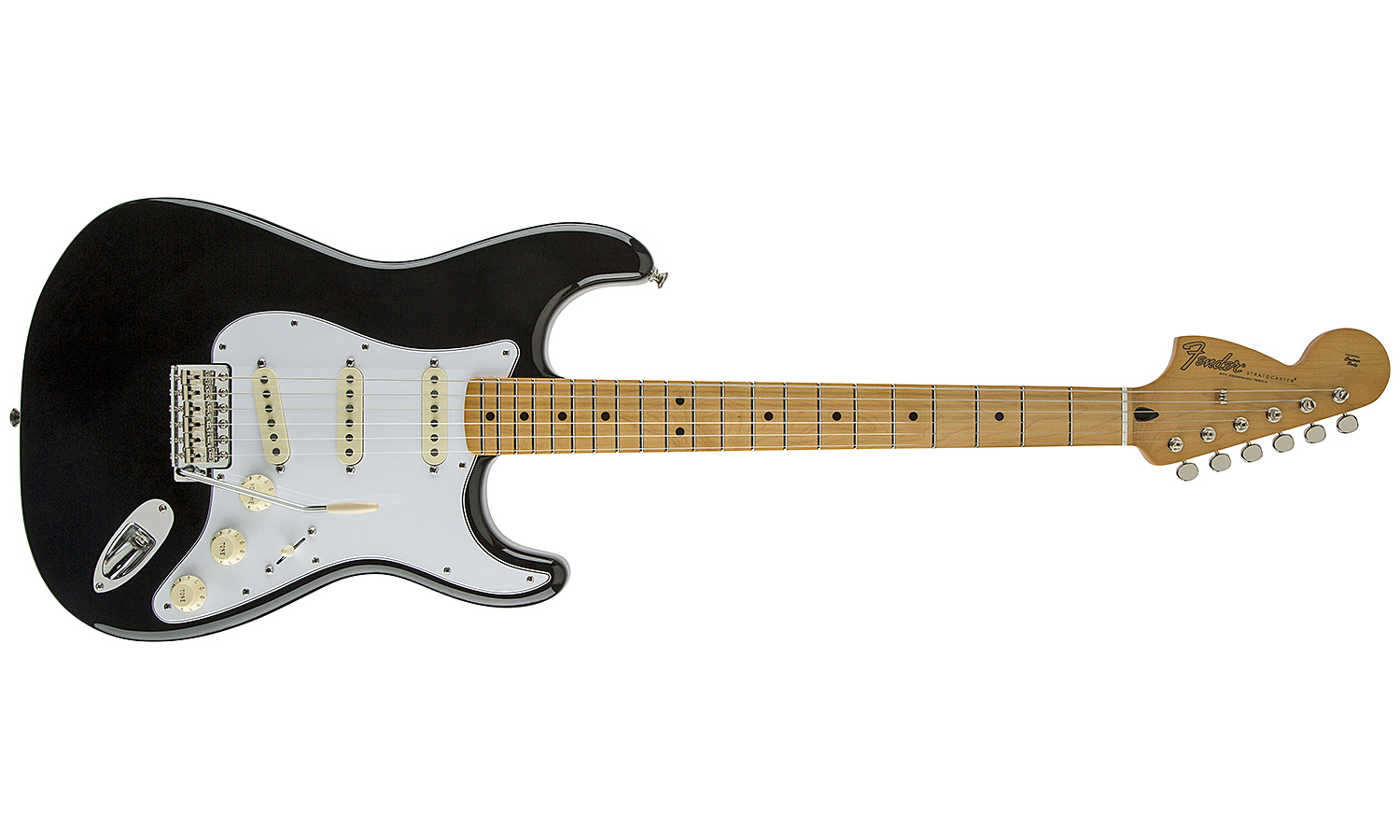 Fender Jimi Hendrix Strat Mex Sss Mn - Black - E-Gitarre in Str-Form - Variation 3