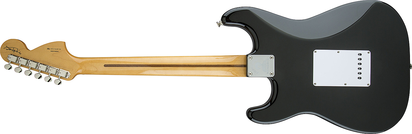 Fender Jimi Hendrix Strat Mex Sss Mn - Black - E-Gitarre in Str-Form - Variation 4